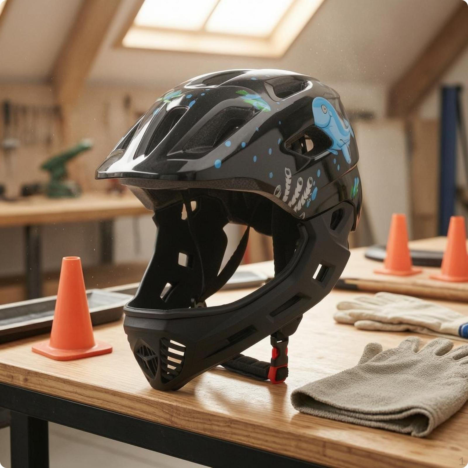 Detachable Children Helmet ImpactAbsorbing with Chin