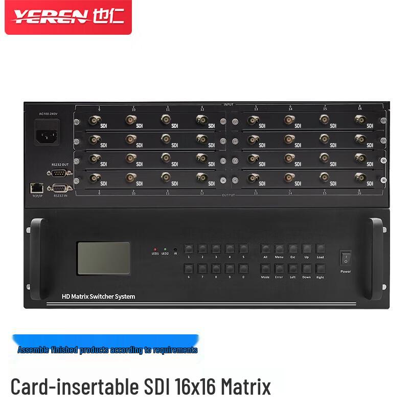Yeren HD Modular Video Matrix Switcher