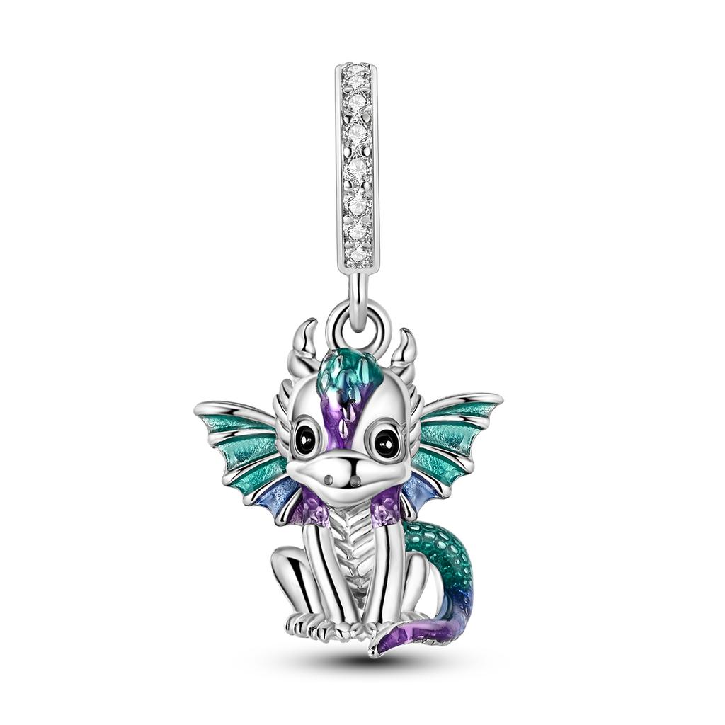 Newest Charms Bead Copper Lovely Cat Moon Eternal Love Heart Dangle Fit Original Fashion Bracelets Diy Jewelry