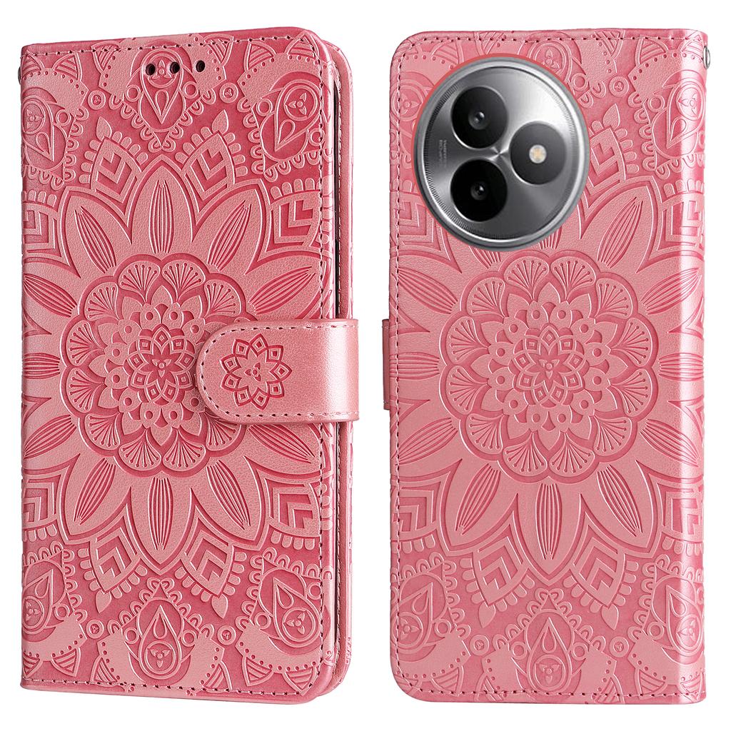 For Xiaomi Redmi K80 Ultra 5G Case Sunflower Imprint Leather Wallet Phone Cover