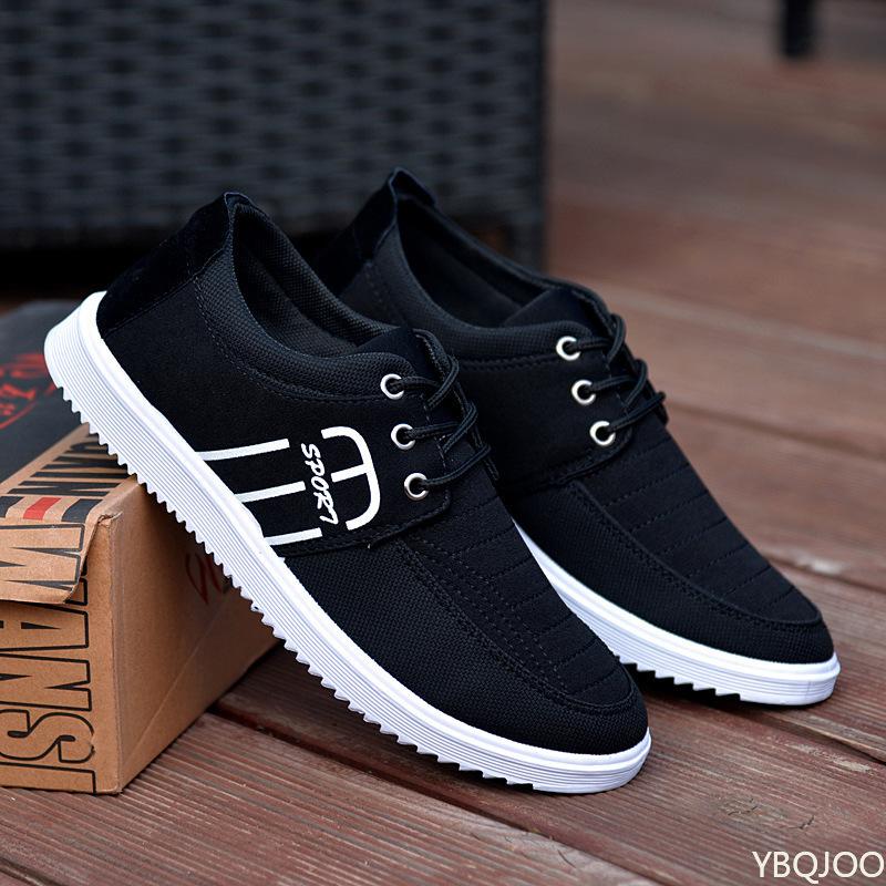 Men's New Fashion Lace Up Footwear Casual Canvas Shoes Men Light Breathable Sneakers Classic Male Vulcanized Shoes Zapatos Homme