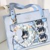 Cream Spring Cherry Pain Bag Daily Transparent Versatile Bar Guofeng Portable One Shoulder Crossbody Bag Antique Girl Snacks