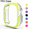 TPU Case for Apple Watch Ultra 2 49mm 44mm 45mm 41mm Cover Bumper Protective Clear Shell for Iwatch Series 9 8 7 6 5 Accessories