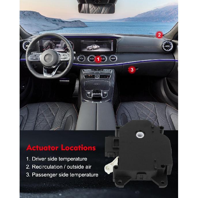 cciyu A/C HVAC Heater Blend Door Actuator Replacement for 1997-2005 for Lexus for GS300, GS400 (1998-2000) & GS430 (2001-2005) - Direct Fit OEM