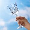 Luxury red wine glass crystal glass diamond champagne glass home creative whiskey glass