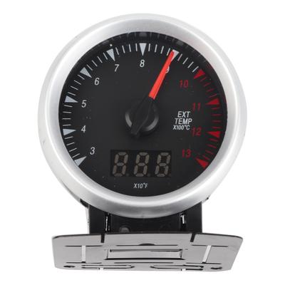 Ukazatel teploty výfukových plynů 2,5palcový digitální EGT měřič 300?1300 stupňů Celsia WSensor pro 12V benzínové auto