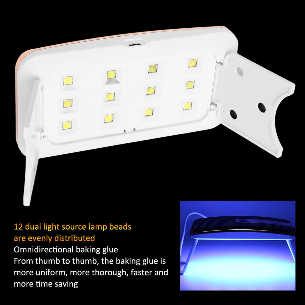 Mini UV LED Nail Lamp Professional Nail Dryer 36W USB Portable Fast Drying Gel Polish Curing Light for Home