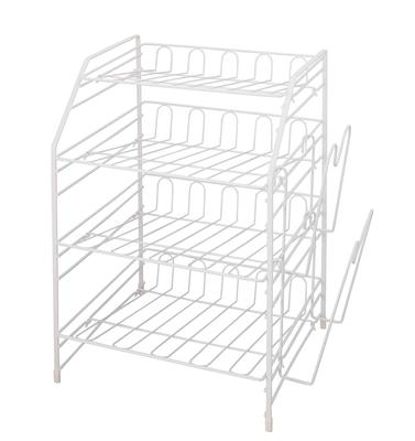 Tenma Design Durable Frying Pan Rack That Can Be Stored Neatly Even If the Size Is Different Diagonal Design Makes It Easy To Take In and Out Kitchen