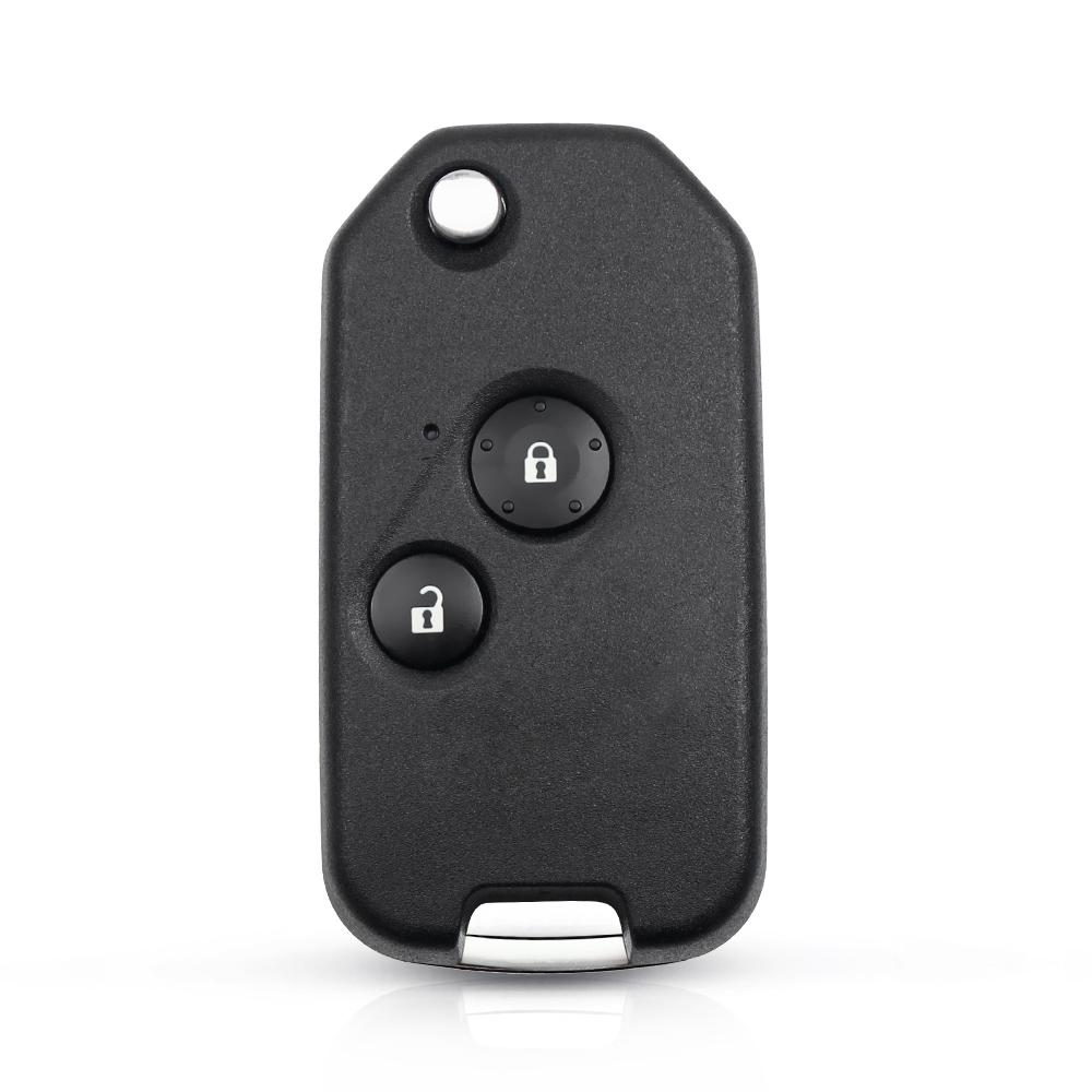 For Honda Fit Accord Civic 2006-2011 2003-2013 CRV 2018 Pilot Modified Flip 2/3/4 Buttons Car Remote Key Shell with/without Rubber Pad