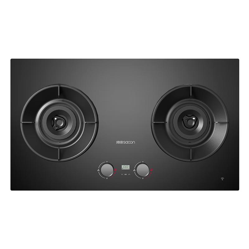 Sacon JZT-3B815 Pro Built-in Gas Stove CN plug (adapter included) 5.6kW/5.4kW with Timer & Linkage