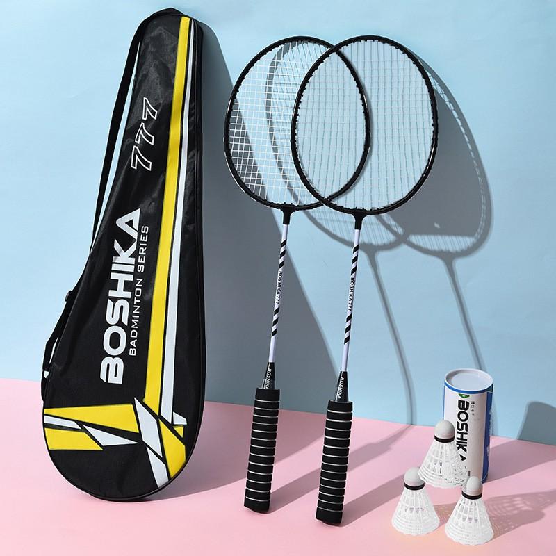 Badminton Rackets Set 2 Player Lightweight Alloy Adult Student Beginners