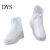 Travel Shoe Covers 1 Pair Waterproof Rainproof Protectors with Zipper And Compact Rain Drawstring Anti-Slip Sole Overshoes for Men Women Snow