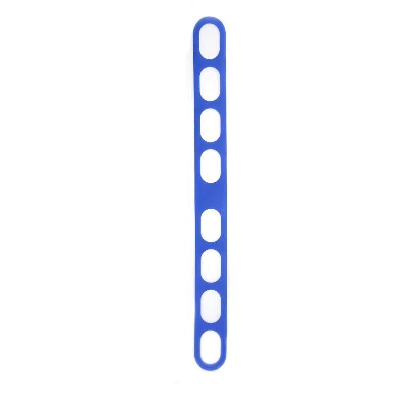

10pcs Reusable Silicone Elastic Band Lid Straps for Pot Lid Holder Lunch Box Strap Elastic Bands Outdoor Tableware Storage Tools 1PC синій