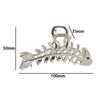Hollow Design Hollow Hairpins Metal Material Rhinestones Flowers Hair Clips  For Women