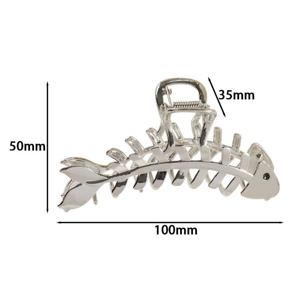 Hollow Design Hollow Hairpins Metal Material Rhinestones Flowers Hair Clips For Women