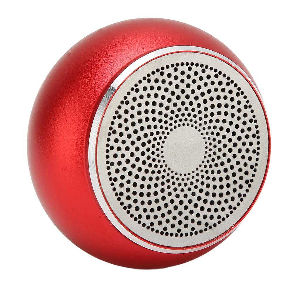 Bluetooth Small Speaker Simple Design IP67 Waterproof Portable Wireless Speaker for Shower Room Bike Car Red