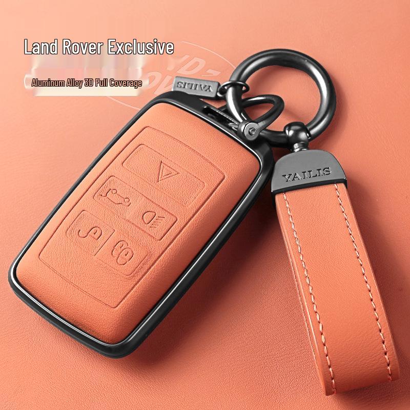 Compatible with Land Rover Range Rover Key Case: Evoque, L Discovery 4/5, Sport Version, Velar, Defender, Autobiography Buckle.