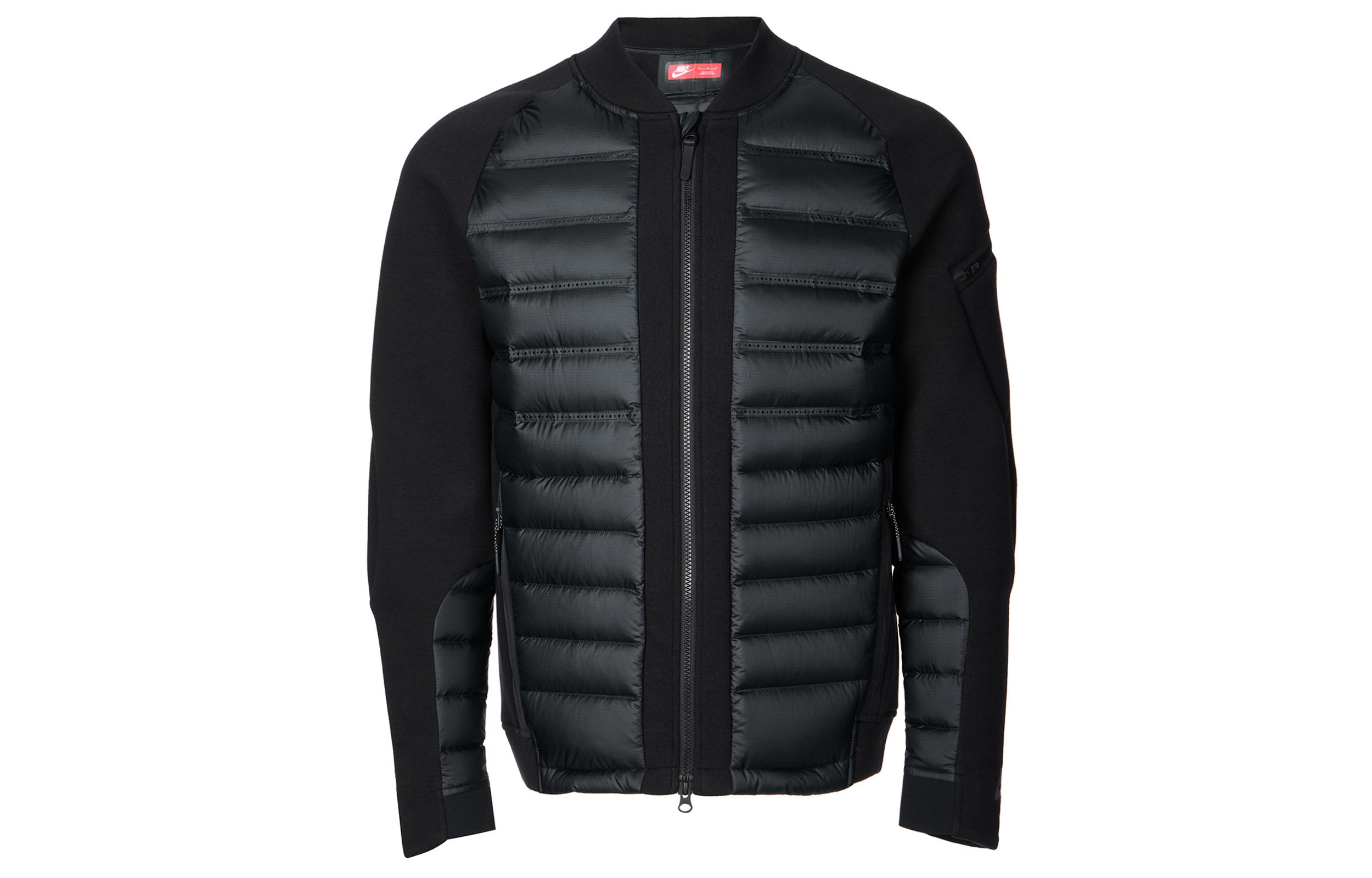 Nike Down Jackets Men s Black Stand Collar Moderate Other 806846-010 M