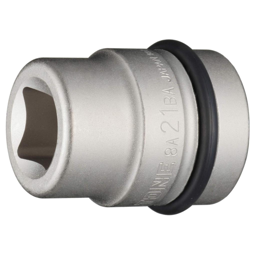 TONE Impact inner socket Drive angle Width across flats 21mm 8A-21BA 25.4mm (1")
