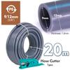 3/8" 9/12mm Misting Cooling System 360° Bend 0.6mm Nozzle Atomizer Sprayers Slip Lock PE Hose Outdoor Garden Irrigation Watering