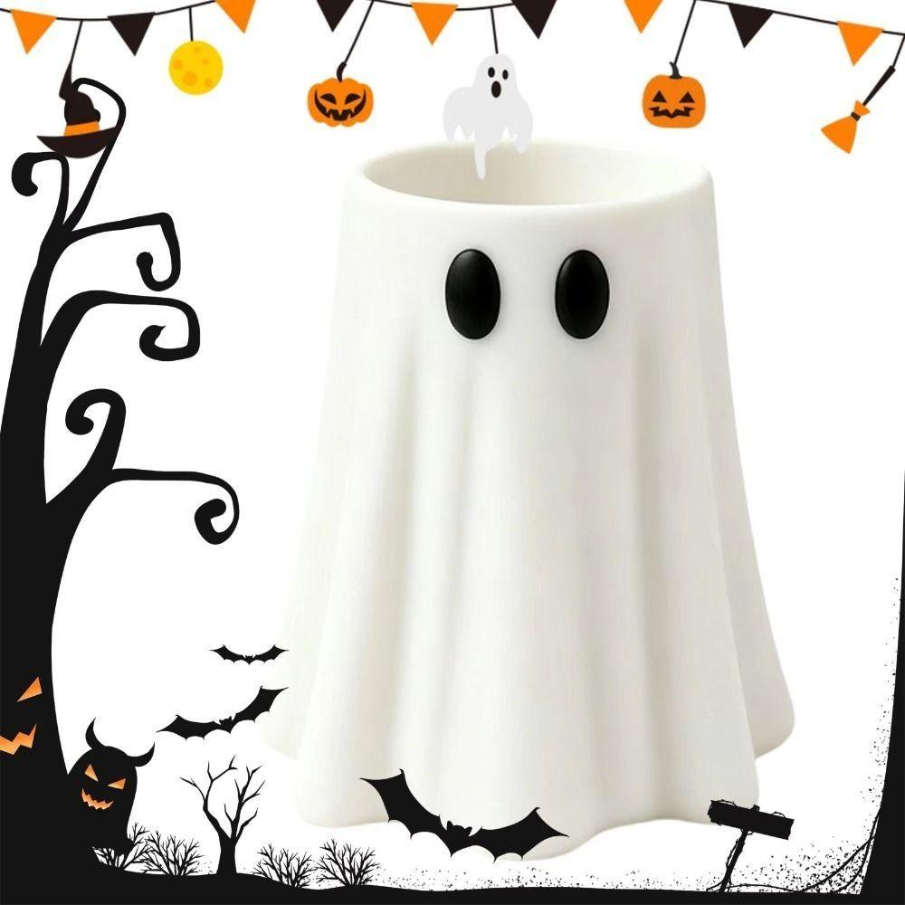 12 Oz Halloween Ghost Can Holder Spooky Beer Can Stand Cute Beverage Can Cover Home Decor