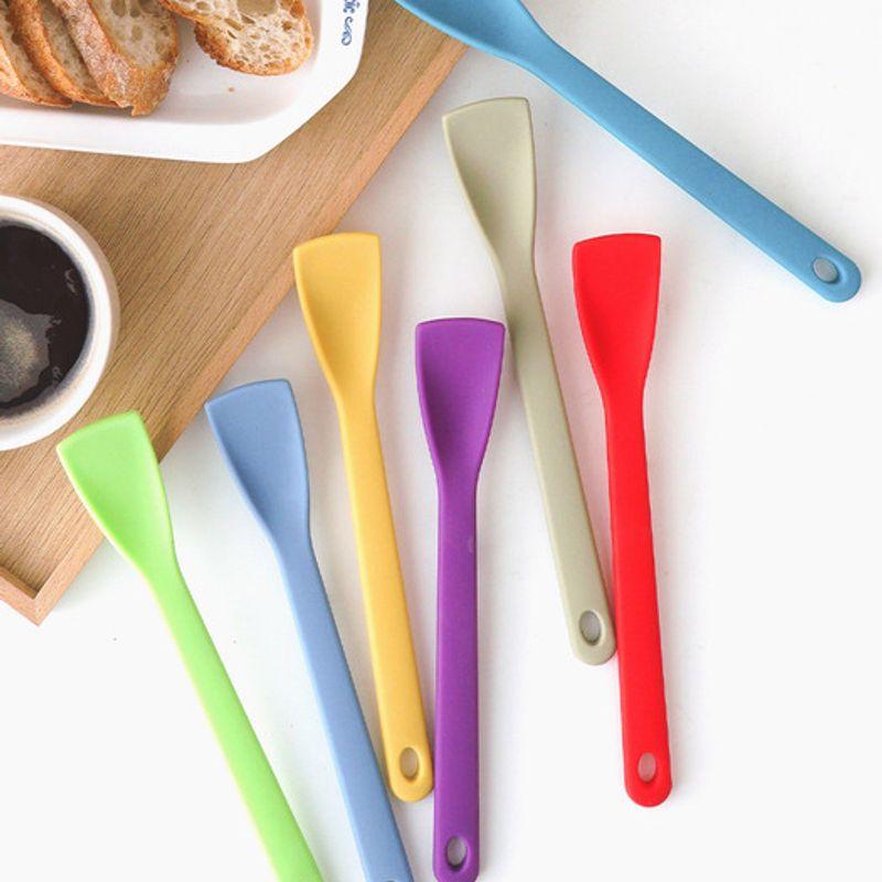 Milema Surfinia Mini Silikonspatel Kochutensilien Wirtschaftlicher Kochlöffel Babynahrungslöffel 13 Farben