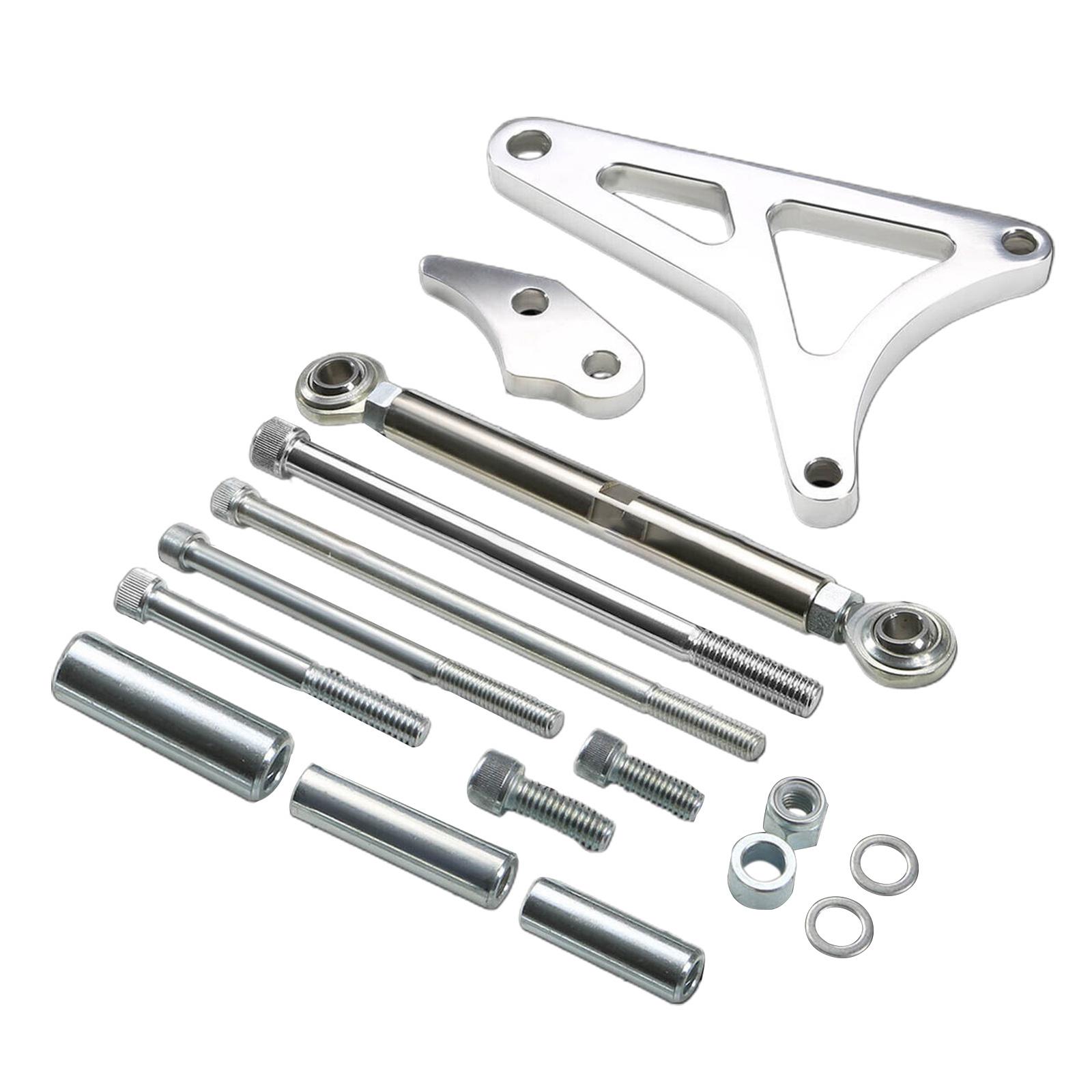 

Polished Aluminum Alternator Bracket Kit for Small Block SBF 289 302 5.0L Billet Mounting Generator Bracket Accessories