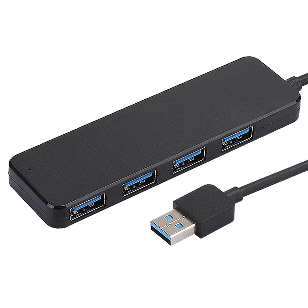 

4-в-1 USB 3.0 4-портовый концентратор док-станция USB-разветвитель легкий портативный компьютерный аксессуар
