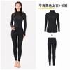 Womens UV Protection Full Coverage Diving Suit With Half Zipper Conservative Cut Swimwear Snorkeling Water Sports