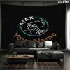 AFC Ajax Custom Name Wall Tapestry Aesthetic Wall Hanging Printed Fabric Blanket Decorative Tapestries for Bedroom Living Room Home Decor