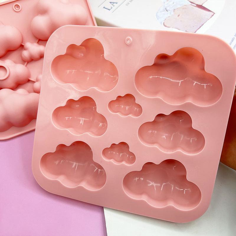 Cloud Silicone Mold for DIY Chocolate, Mousse, Cheese, Ice Cubes, and Soap
