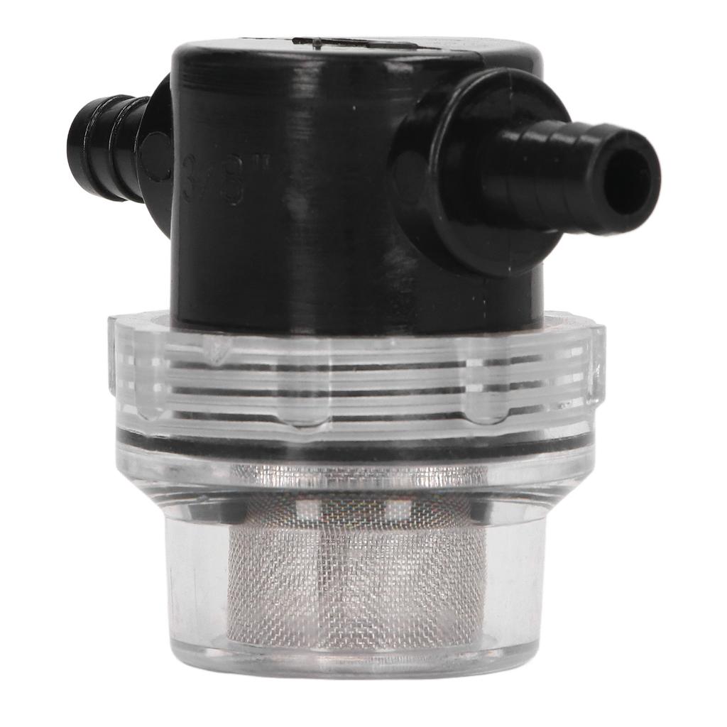Water Pump Filter In Line Stainer Barb ABS 3 8in 1 2in Output for DC 12V 80 PSI Pumps