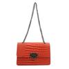 Chic Street Style Chain Bag For Women Perfect For Daily Outfits Medium Soft Pu Leather Small Square Purse
