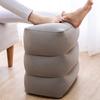 Adjustable Travel Inflatable Three-layer Foot Pillow Inflatable Footrest Sleep Sit Long-distance Train Car Foot Rest Footstool