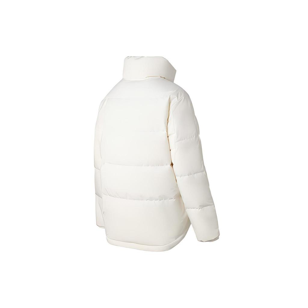 Li Ning Down Jackets Women's Mist White Stand Collar Moderate Other AYMQ038-2