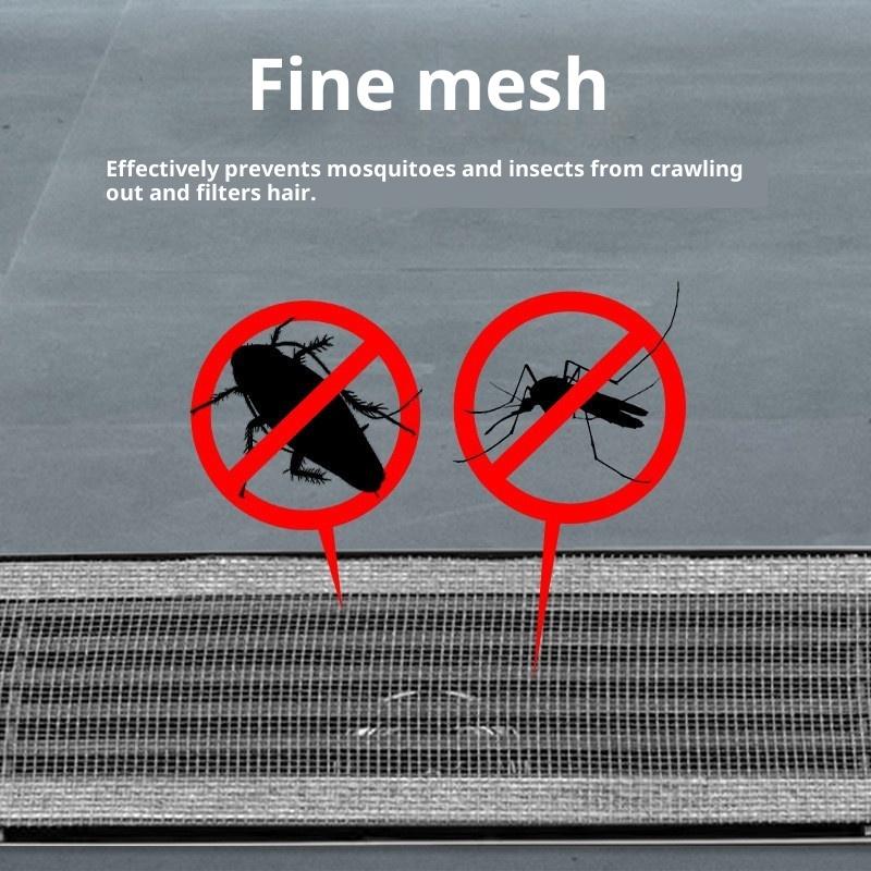 Kendinden Yapışkanlı Yer Süzgeci Çıkartmaları Kesilebilir Duş Süzgeci Saç Tutucu Tek Kullanımlık Fileli Lavabo Süzgeci Filtre Ekranı Çıkartması