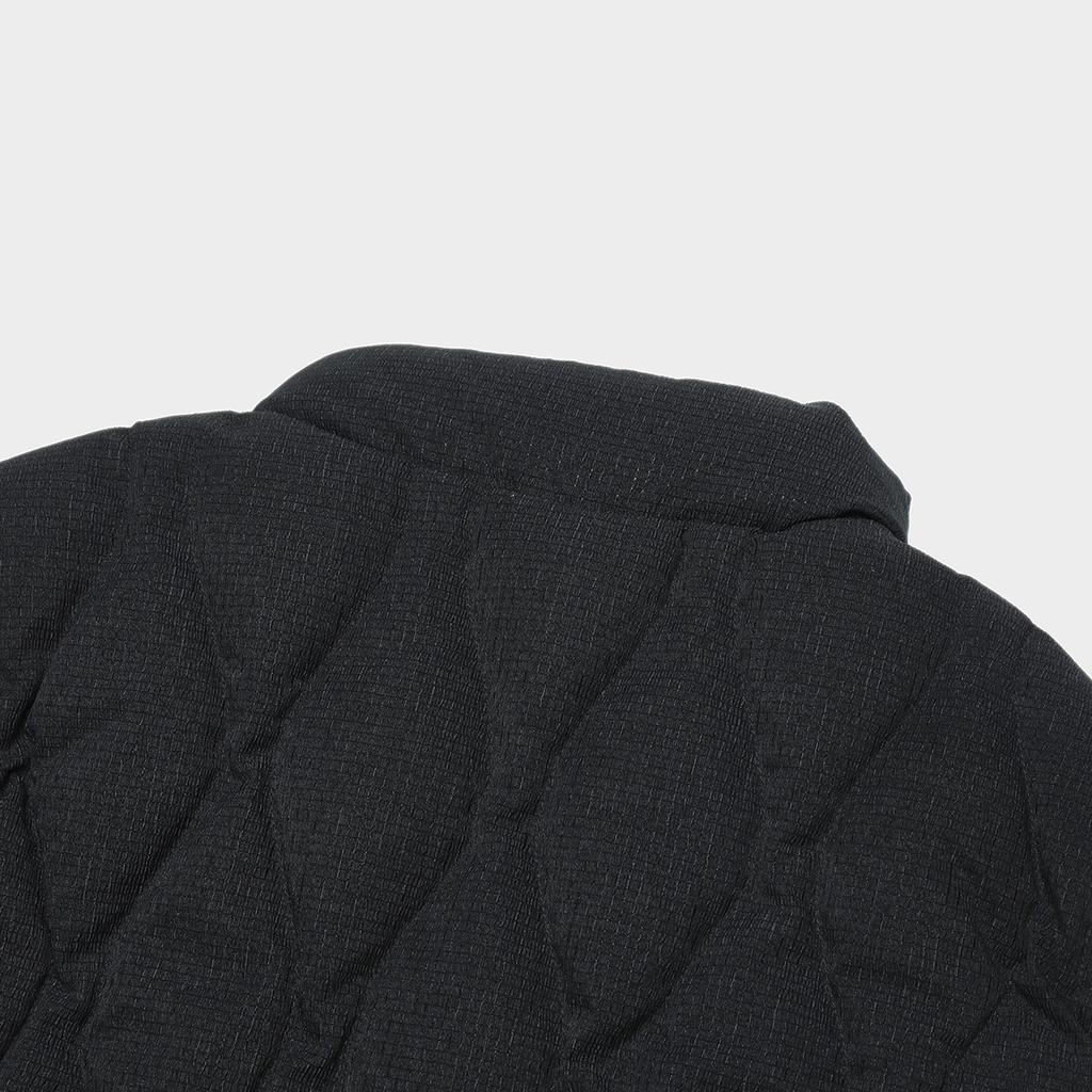 Fila X The Met Monet Collaboration 2023 Winter New Down Vest Warm Stand Collar Top Women Tops Black F11W348903F-BK