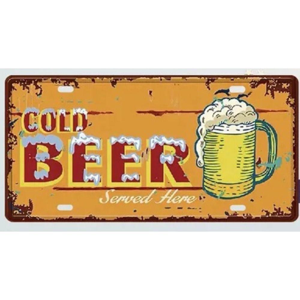 Tiki Bar Tin Sign 20x30cm Retro Metal Plate Pub Man Cave Wall Art Decor