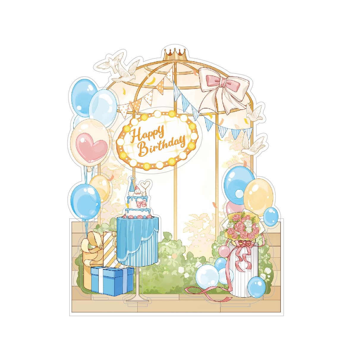 

Birthday Series Display Natural Frame,