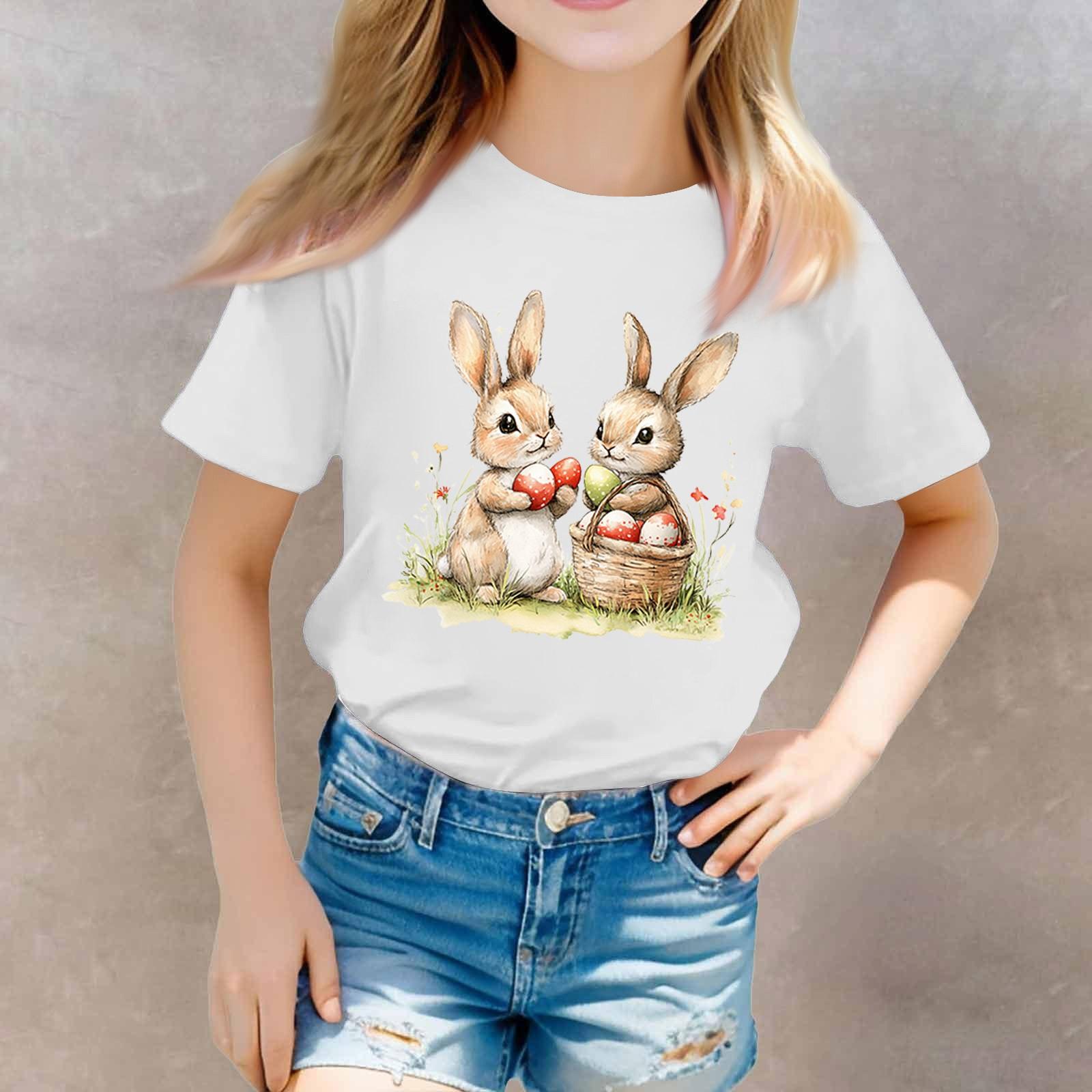 

Футболки для малышей, девочек и мальчиков, детские футболки с короткими рукавами и принтом для мальчиков и девочек 110 белый