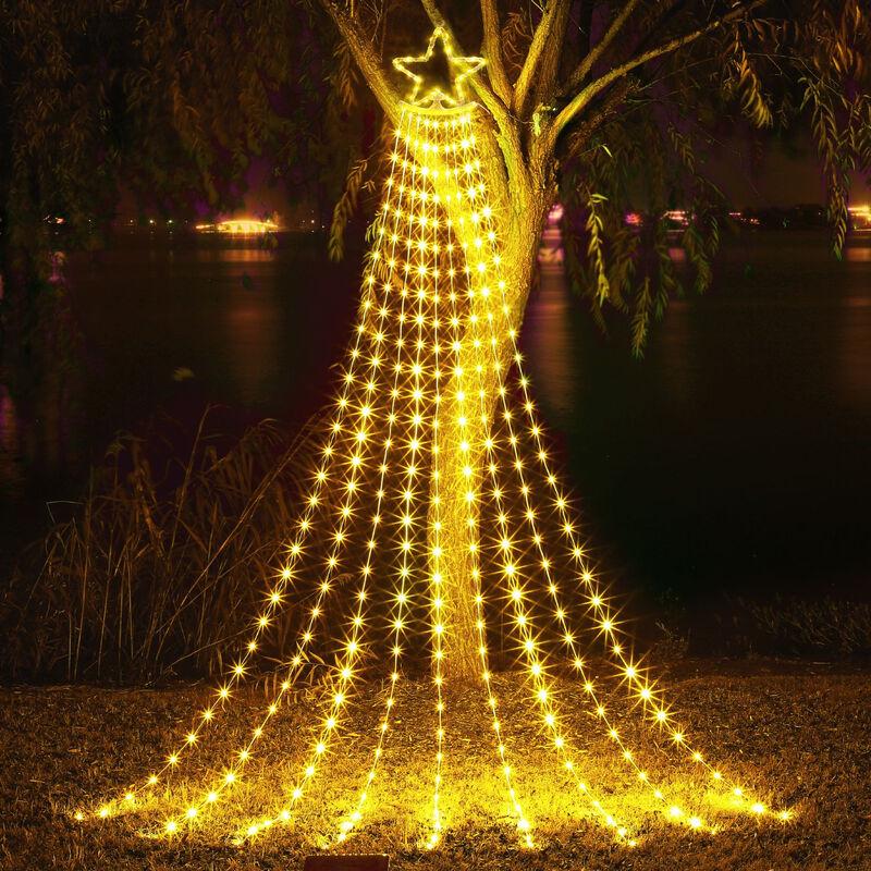 

XuanYong Remote Control Star Waterfall Decorative String Lights