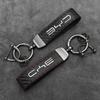 Carbon Fiber Car Keychain for BYD Seal Atto 3 Song Plus Max Dolphin Scratch Resistant PU Leather Keyring  Styling  Accessories