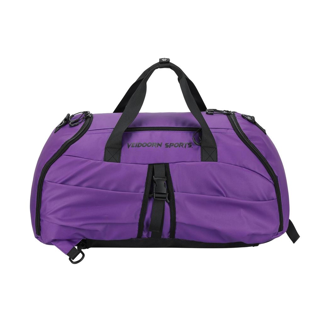 VEIDOORN Polyester 3 in 1 Backpack Handbag Large Unisex Black VDBBSHY
