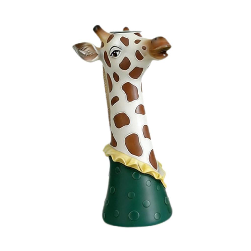 Animal Face Vase Home Decor Living Room Table Decoration Art Statue Ornaments,Creative,Dried Flower Vase Modern,