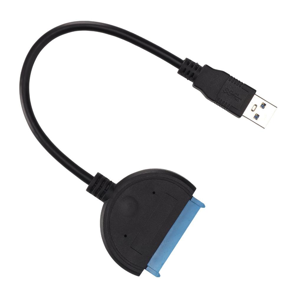 High Speed Transmission SATAs To USB Adapter Easy Installation 25cm Length Hard Drive Reader Plug and Play SATAs To USB Cable