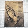 Large Prayer Hands Poster Set: Embrace Change and Acceptance Inspirational Kraft Paper Posters.