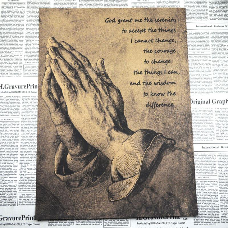 Inspirational Poster: Embrace the Unchangeable, Change the Changeable White Cardboard (Non-stick) 30x42 cm