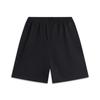 Li Ning Sports Fashion Series Solid Color Mid Waist Breathable Soft Comfortable Five Point Casual Shorts Men shorts Black AKSU771-1