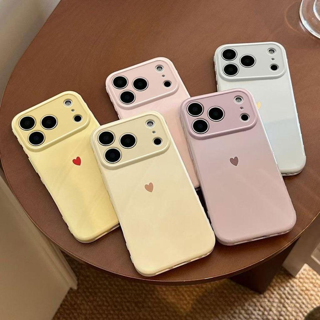Simple small love for Apple 11Promax mobile phone case IP11 side love 11 soft 11/11/11 women 11