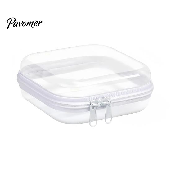 Electronics Cable Holder Hard Shell Storage Case, Portable Transparent Organizer Box, Travel Gadget Box Daily PET for Small And Jewelry Pill